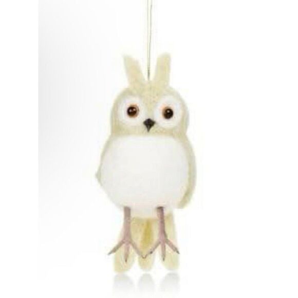 Bloomingdale's Wool Owl Christmas Tree Ornament - Picture 1 of 1
